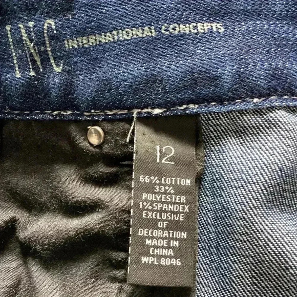 International Concept Button Fly Regular Fit Boot Leg Size 12 - Picture 7 of 7